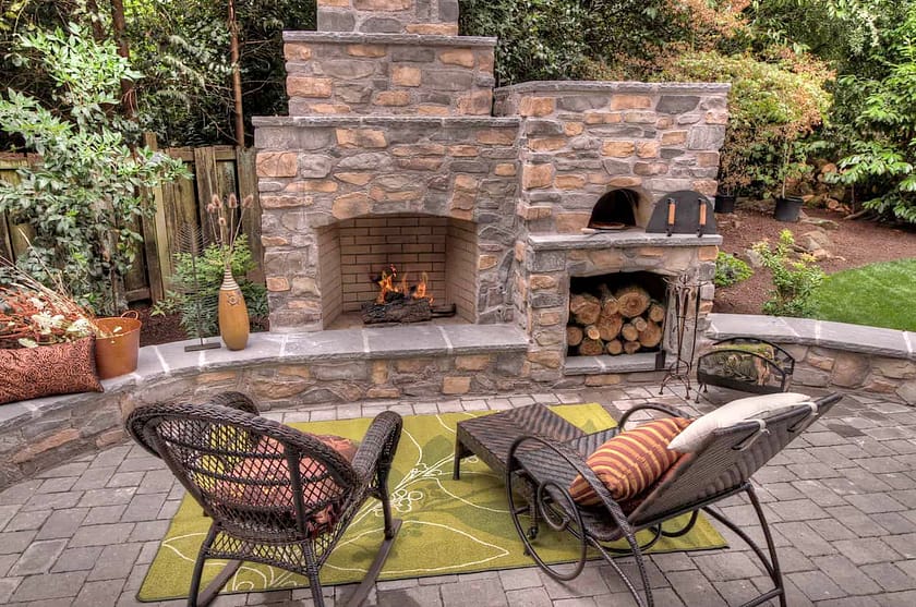 Outdoor Pizza Oven Fireplace